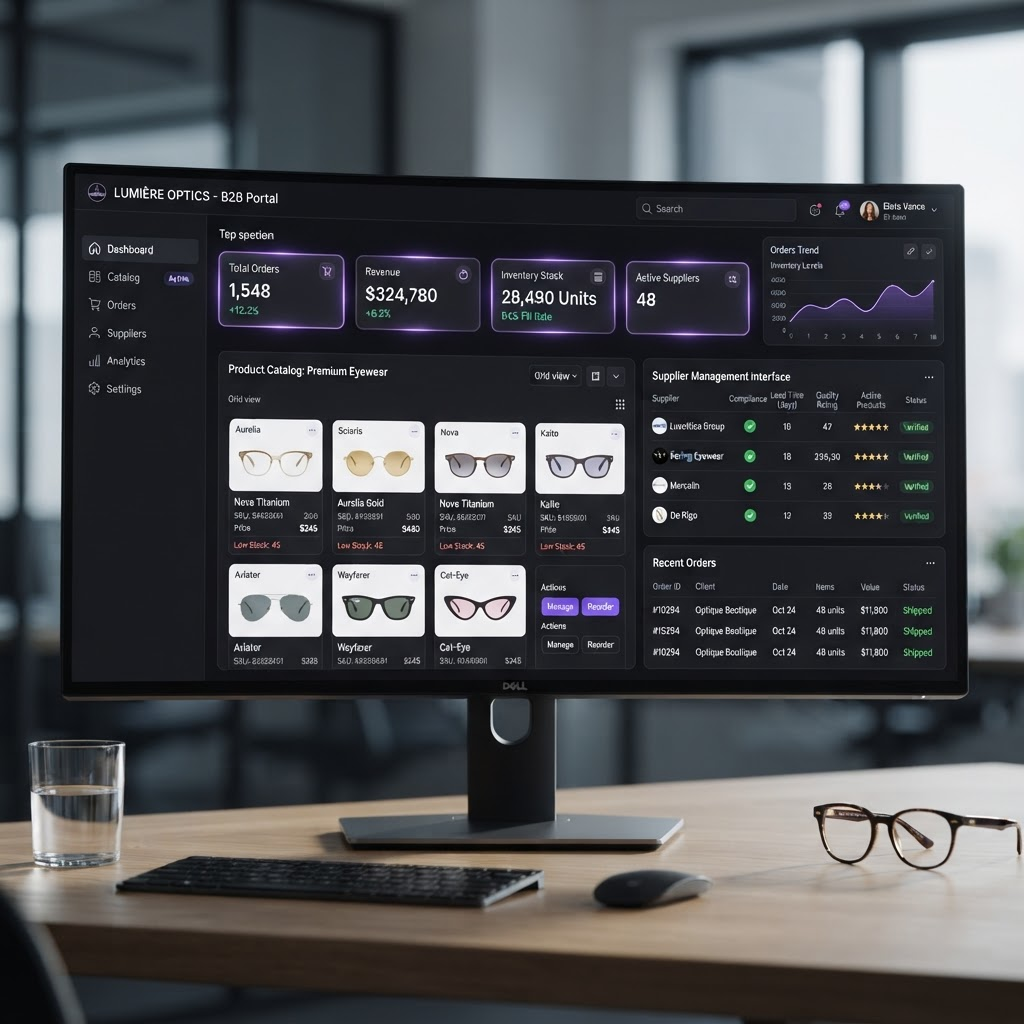 B2B Eyewear Platform